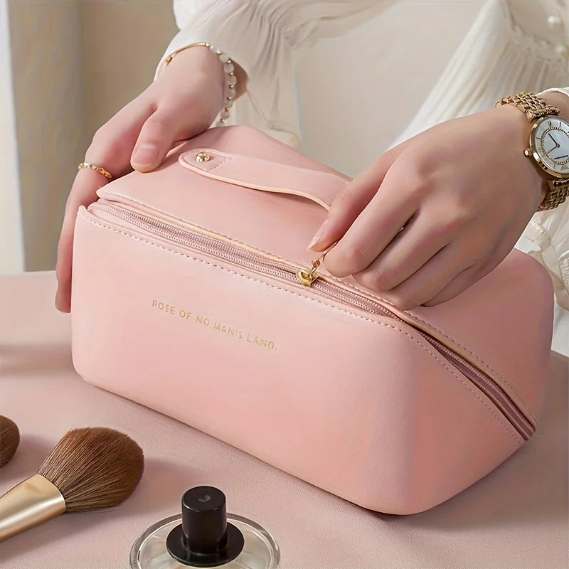 Luxuriöse Kosmetiktasche für Damen – Make-up-Organizer mit Reißverschluss, ideal für Reisen
