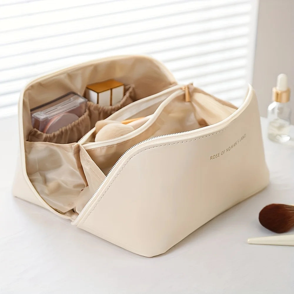 Luxuriöse Kosmetiktasche für Damen – Make-up-Organizer mit Reißverschluss, ideal für Reisen